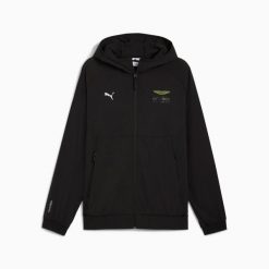 Kurtka z kapturem męska Puma AMF1 LIFESTYLE PUMATECH czarna 63444401 r M. Czarne kurtki sportowe męskie Puma, m, bez wzorów, z elastanu. Za 377.00 zł.