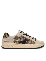 Patrizia Pepe Sneakersy PK420.06 Beżowy jasny. Brązowe buty sportowe dziewczęce Patrizia Pepe, bez wzorów, ze skóry, bez zapięcia. Za 479.99 zł.