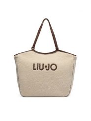Liu Jo Torebka AF6117 E1163 Beżowy. Brązowe torebki do ręki damskie Liu Jo, bez wzorów, z materiału, bez dodatków. Za 559.99 zł.