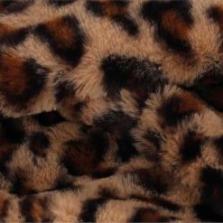 Komin i nauszniki z nadrukiem w panterkę, wełniany Teddy. Brązowe szaliki i chusty damskie Sarlini, na zimę, bez wzorów, z wełny, biznesowe. Za 167.20 zł.