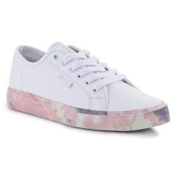 Buty DC Shoes W ADJS300295-PPF białe. Białe obuwie sportowe damskie bez wzorów, z materiału. Za 408.30 zł.