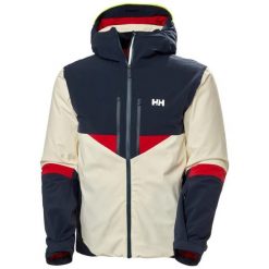 Kurtka narciarska z kapturem Helly Hansen Kvitfjell Race Ins. Białe kurtki snowboardowe męskie Helly Hansen, l, bez wzorów, z dzianiny, z kapturem, narciarskie, primaloft. Za 2,302.00 zł.