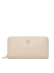 Tommy Hilfiger Portfel Th Distinct Lrg Za AW0AW17482 Écru. Portfele damskie Tommy Hilfiger, bez wzorów, ze skóry. Za 259.99 zł.