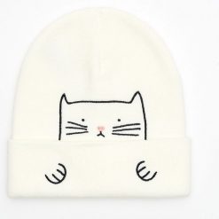 Czapka beanie - Kremowy. Białe czapki i kapelusze damskie Cropp. Za 24.99 zł.