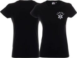 LPP - Promostars Koszulka ratownicza czarna damska odblaskowa FUNKCYJNA - nadruk przód. Czarne t-shirty damskie LPP - Promostars, bez wzorów, bez kołnierzyka. Za 73.99 zł.