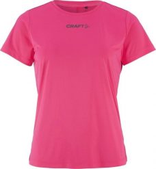 Craft Damska koszulka z krótkim rękawem Craft CORE ESSENCE SS TEE 2 W fame rozmiar S. T-shirty damskie Craft, s, bez wzorów, bez kołnierzyka. Za 110.68 zł.