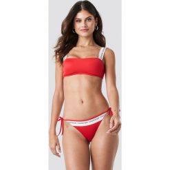 Calvin Klein String Side Tie Bikini - Red. Bikini damskie marki Calvin Klein. Za 161.95 zł.