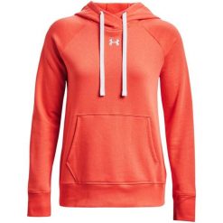 Bluza damska Under Armour Rival Fleece HB Hoodie. Brązowe bluzy damskie Under Armour, xl, bez wzorów, bez kaptura. Za 283.13 zł.