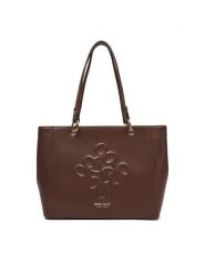 Nine West Torebka CEO-GIANNA-H242051 Brązowy. Brązowe torebki do ręki damskie Nine West, bez wzorów, z materiału, bez dodatków. Za 249.99 zł.