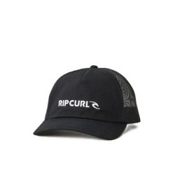 Czapka z daszkiem męska Rip Curl Brand Icon Trucker. Czarne czapki i kapelusze męskie Rip Curl, bez wzorów. Za 89.99 zł.