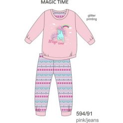 Piżama dziewczęca DR 594/91 Magic time Różowa r. 104. Czerwone bielizna dla chłopców Cornette. Za 49.87 zł.