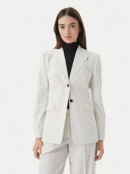 HUGO Marynarka Asmalla 50561472 Biały Regular Fit. Białe żakiety damskie Hugo, bez wzorów, z syntetyku. Za 1,349.00 zł.