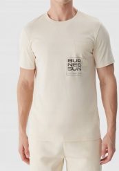 4f T-shirt 4F 4FWSS24TTSHM1284 83S. T-shirty męskie 4f, m, bez wzorów, bez kołnierzyka. Za 59.84 zł.