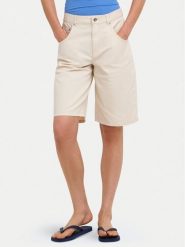 ONLY Bermudy Mate 15374734 Kremowy Loose Fit. Białe szorty damskie Only, xs, bez wzorów, z bawełny. Za 189.99 zł.