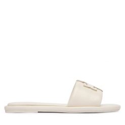 Klapki Tory Burch. Białe klapki damskie Tory Burch, bez wzorów, sportowe, bez obcasa. Za 1,149.00 zł.