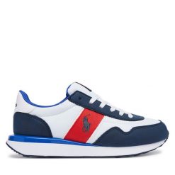 Sneakersy Polo Ralph Lauren. Białe trampki i tenisówki chłopięce Polo Ralph Lauren, bez wzorów, bez zapięcia. Za 459.99 zł.