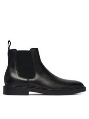 Guess Sztyblety FMTDO VLEA10 Czarny. Czarne botki męskie Guess, z aplikacjami, ze skóry, bez zapięcia. Za 674.99 zł.