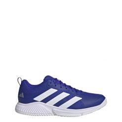 Buty do chodzenia dla dorosłych Adidas Court Team Bounce 2.0 Shoes. Białe obuwie sportowe damskie Adidas, bez wzorów, z materiału, trekkingowe. Za 383.00 zł.