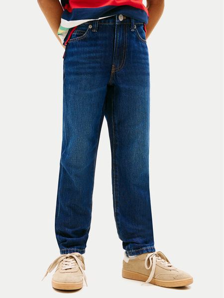Tommy Hilfiger Jeansy KB0KB10399 Granatowy Regular Fit. Niebieskie jeansy dla chłopców Tommy Hilfiger, z bawełny. Za 188.99 zł.