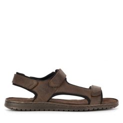 Sandały Lasocki. Brązowe sandały męskie Lasocki, bez zapięcia. Za 149.99 zł.