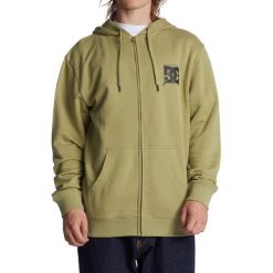 Bluza z kapturem męskie DC Shoes All Trades. Zielone bluzy męskie DC Shoes, m, bez wzorów, z bawełny, z kapturem. Za 390.00 zł.