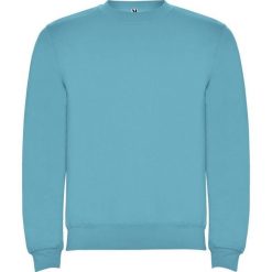 Bluza Unisex Dla Dorosłych Clasica Z Okrągłym Dekoltem. Niebieskie bluzy męskie ROLY, l, bez wzorów, bez kaptura. Za 73.99 zł.
