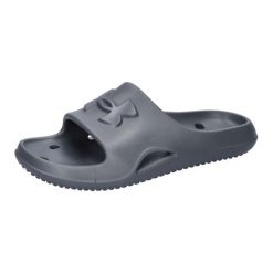 Klapki Sportowe Unisex Under Armour W Locker V Sl Us9. Szare klapki damskie Under Armour, bez wzorów, z materiału, sportowe, bez obcasa. Za 117.65 zł.