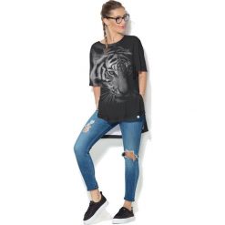 Colour Pleasure Koszulka CP-033 184 czarna r. uniwersalny. T-shirty damskie Colour Pleasure. Za 76.57 zł.