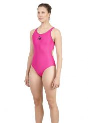 Strój Kąpielowy Aqua Sphere Essential Classic Back – Różowo-Czarny – Rozmiar 32. Czerwone kostiumy jednoczęściowe damskie Aqua Sphere, l, bez wzorów, z materiału, klasyczne, na fitness i siłownię. Za 85.57 zł.