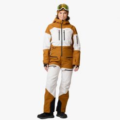 Kombinezon narciarski damski Swedemount Freeride Skisuit wodoodporny. Białe spodnie snowboardowe damskie SWEDEMOUNT, na zimę, xl, bez wzorów, z materiału, narciarskie. Za 1,199.00 zł.