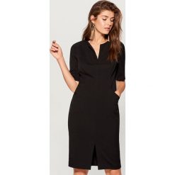 Sukienka z kieszeniami - Czarny. Czarne sukienki damskie Mohito. Za 169.99 zł.