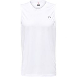 Tank top Newline core running. Białe t-shirty męskie Newline, m, bez wzorów, z dżerseju, bez kołnierzyka. Za 127.50 zł.