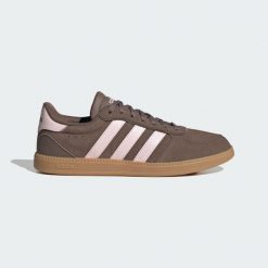 Buty Breaknet Sleek. Brązowe obuwie sportowe damskie Adidas, trekkingowe. Za 259.00 zł.
