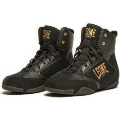 Rękawice bokserskie męskie LEONE1947 Premium. Czarne buty sportowe męskie LEONE 1947, bez zapięcia. Za 349.99 zł.