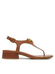 MICHAEL Michael Kors Sandały Mckenzie 40T6MZFS1L Brązowy. Brązowe sandały damskie MICHAEL Michael Kors, bez wzorów, ze skóry, bez obcasa, na płaskiej podeszwie, bez zapięcia. Za 719.99 zł.