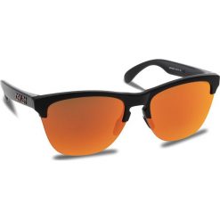 Okulary przeciwsłoneczne OAKLEY - Frogskins Lite OO9374-0463 Matte Black/Prizm Ruby. Brązowe okulary przeciwsłoneczne damskie Oakley. W wyprzedaży za 449.00 zł.