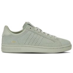 Buty sportowe damskie K-Swiss Lozan Klub SDE. Brązowe obuwie sportowe damskie K-SWISS, bez wzorów, z zamszu. Za 308.50 zł.