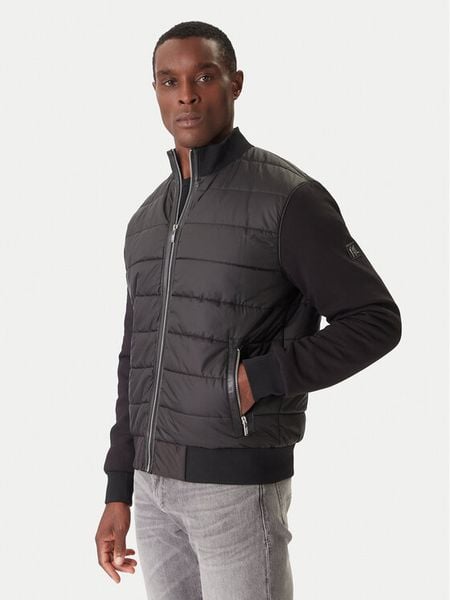 KARL LAGERFELD Kurtka przejściowa 505065 554563 Czarny Regular Fit. Czarne kurtki męskie KARL LAGERFELD, m, bez wzorów, z syntetyku, bez kaptura. Za 1,629.00 zł.