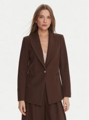 Maryley Marynarka 25IB187/M06/43CO Brązowy Regular Fit. Brązowe żakiety damskie Maryley, m, bez wzorów, z syntetyku. Za 459.99 zł.