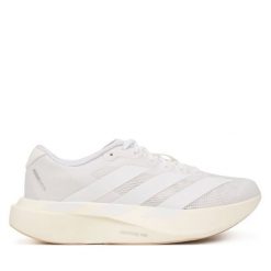 Buty do biegania adidas. Białe obuwie sportowe damskie Adidas, bez wzorów, do biegania. Za 649.99 zł.