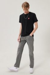 WRANGLER TEXAS SLIM MĘSKIE SPODNIE JEANSOWE FUNK GREY W12SHT32L 112126506. Szare spodnie materiałowe męskie Wrangler, l, bez wzorów, z jeansu. Za 219.99 zł.
