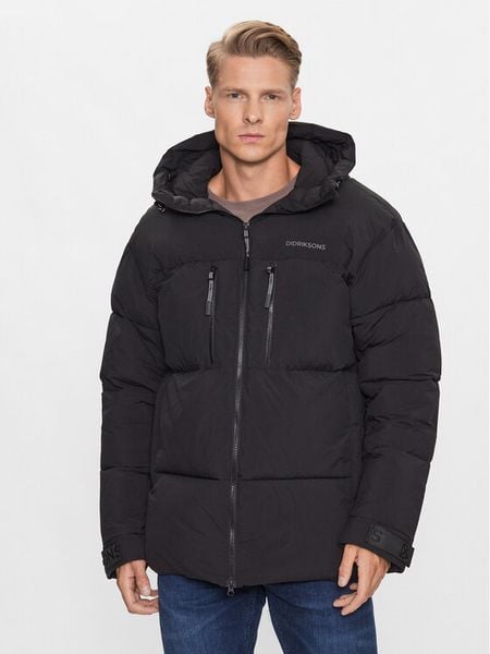 Didriksons Kurtka zimowa Hilmer 504240 Czarny Regular Fit. Czarne kurtki męskie Didriksons, na zimę, m, bez wzorów, z syntetyku, bez kaptura. Za 909.99 zł.