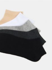 Skarpetki bawełniane 5 pack - wielobarwny. Skarpety damskie Sinsay, bez wzorów, z bawełny. Za 25.99 zł.
