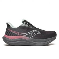 Buty do biegania damskie Saucony Triumph 23. Czarne obuwie sportowe damskie Saucony, bez wzorów, do biegania. Za 932.00 zł.