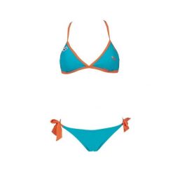 Strój kąpielowy damski dwuczęściowy kostium bikini na basen Arena Icons. Niebieskie bikini damskie Arena, s, bez wzorów. Za 59.99 zł.