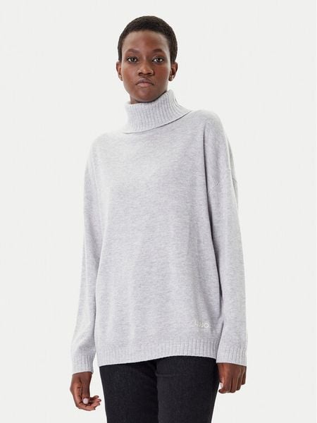 Liu Jo Sport Golf TF5179 MS026 Szary Regular Fit. Szare swetry damskie Liu Jo Sport, l, bez wzorów, z wełny, sportowe, bez kołnierzyka, bez ramiączek, bez kaptura. Za 579.99 zł.