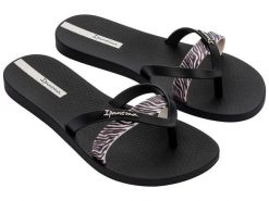 Klapki japonki damskie Ipanema Kirei. Brązowe klapki damskie Ipanema, bez wzorów, z materiału, bez obcasa. Za 89.00 zł.