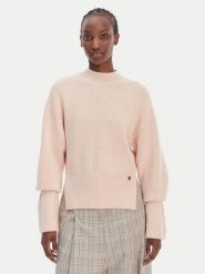 BOSS Sweter Fotus 50553239 Różowy Regular Fit. Czerwone swetry damskie Boss, l, bez wzorów, z wełny, bez kołnierzyka, bez ramiączek, bez kaptura. Za 1,249.00 zł.