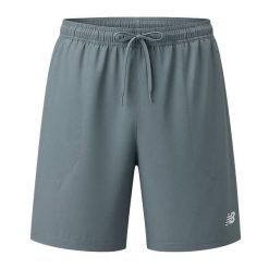 Szorty Męskie New Balance. Szare szorty męskie New Balance, m, bez wzorów, z materiału. Za 202.60 zł.