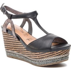 Espadryle TAMARIS - 1-28371-22 Black Leather 003. Klapki damskie marki Tamaris. Za 239.90 zł.
